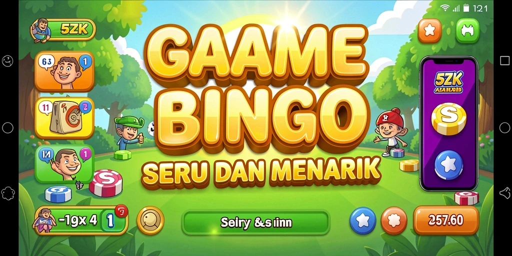 Screenshot gameplay 5ZK menampilkan pengalaman Bingo yang seru.