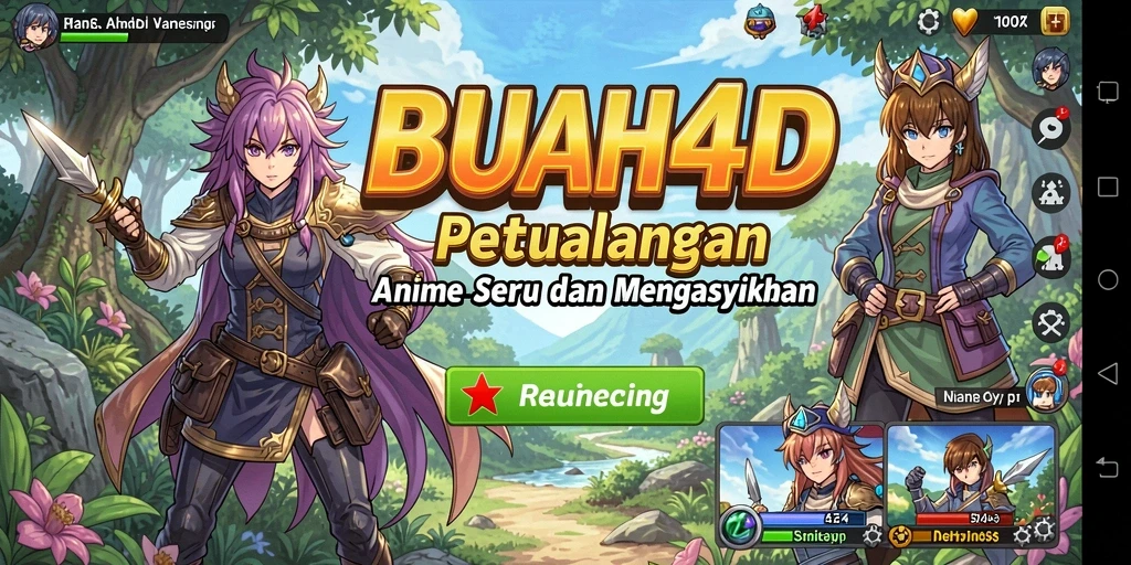 Tampilan gameplay BUAH4D yang menarik dengan aksi seru.
