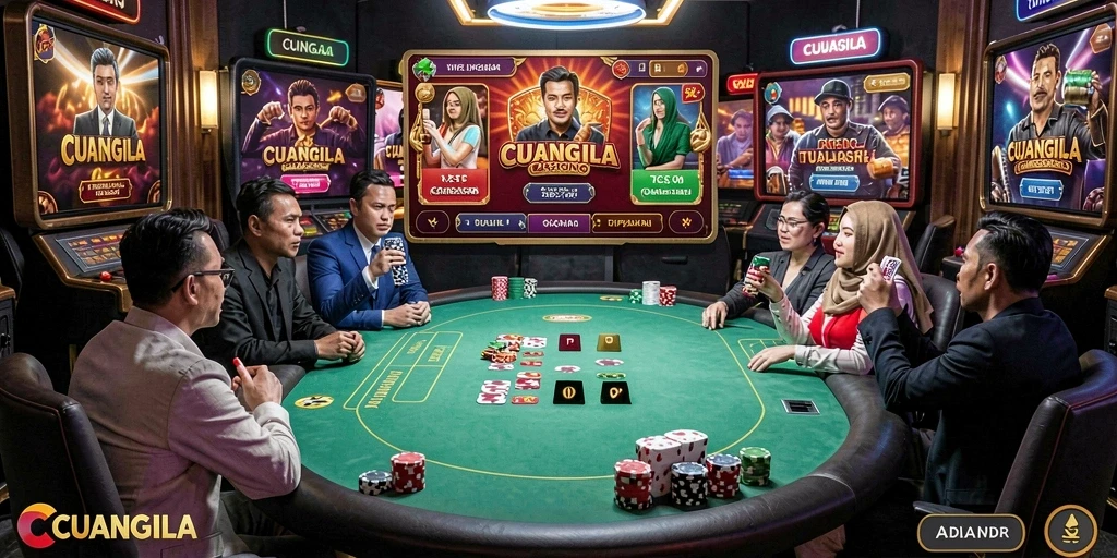 Screenshot CUANGILA menampilkan gameplay Live Casino yang seru dan interaktif.
