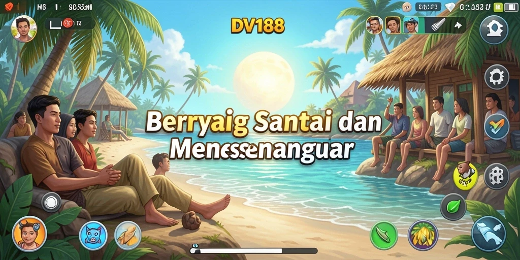 Screenshot gameplay DV188 yang menunjukkan momen seru dalam permainan.