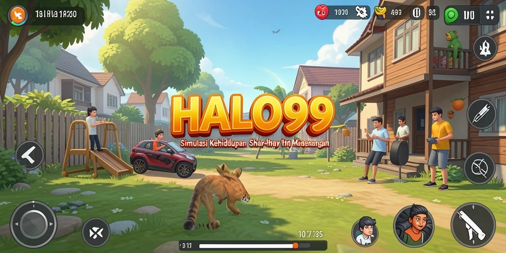 Tampilan gameplay HALO99 dengan pengalaman simulasi yang realistis.