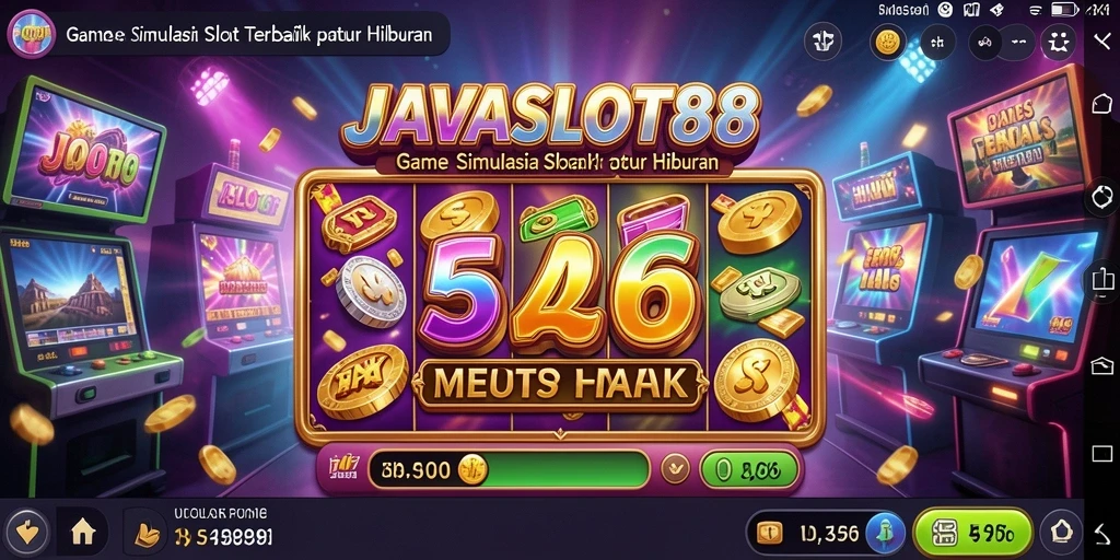 Screenshot utama JAVASLOT88 menampilkan gameplay slot yang mengasyikkan.