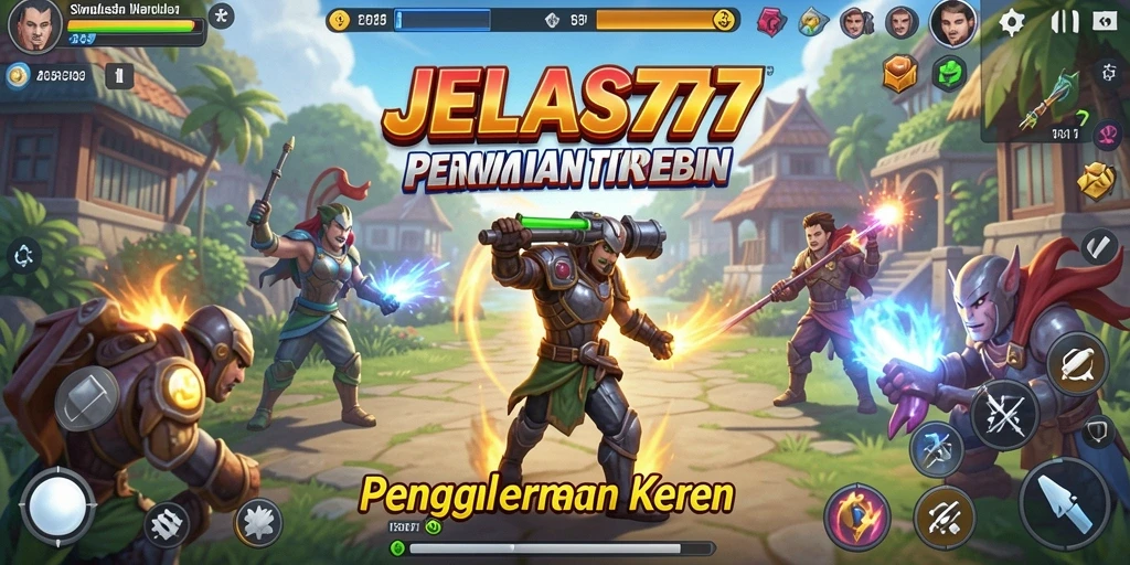 Tangkapan layar JELAS777 menampilkan suasana permainan simulasi yang mengesankan.