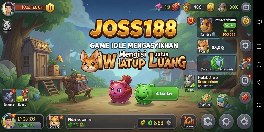 Tampilan gameplay JOSS188 dengan elemen Idle yang menarik.