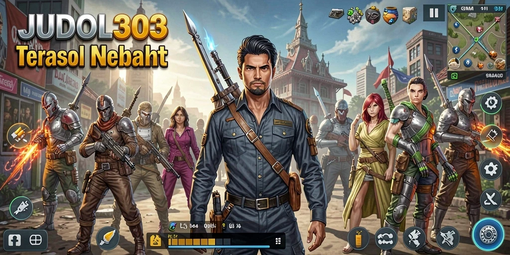 Tampilan antarmuka pengguna JUDOL303 yang intuitif dan modern.