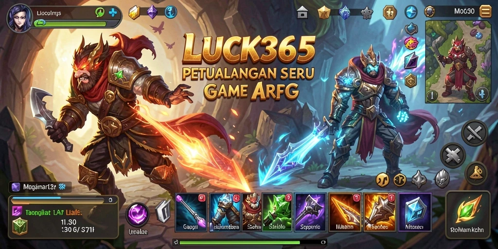 Tampilan gameplay menegangkan di LUCK365 dengan pertarungan yang mendebarkan.