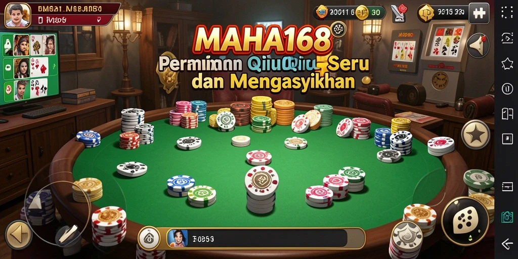 Tampilan gameplay seru di MAHA168 QiuQiu.