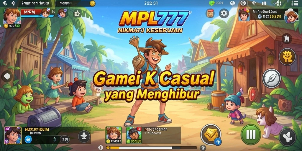 Screenshot gameplay MPL777 menunjukkan kebersamaan dan keseruan bermain.