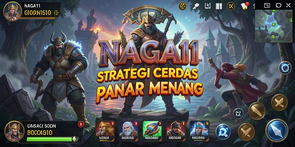 Tampilan gameplay menarik dari NAGA11 dengan grafis yang memukau.