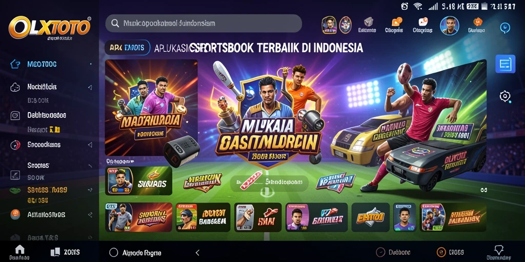 Tampilan antarmuka OLXTOTO dengan pilihan taruhan olahraga yang menarik.