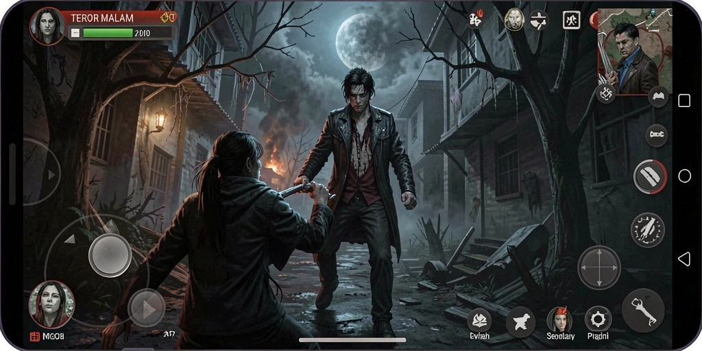 Gameplay seram PG11 yang penuh ketegangan dan kejutan.