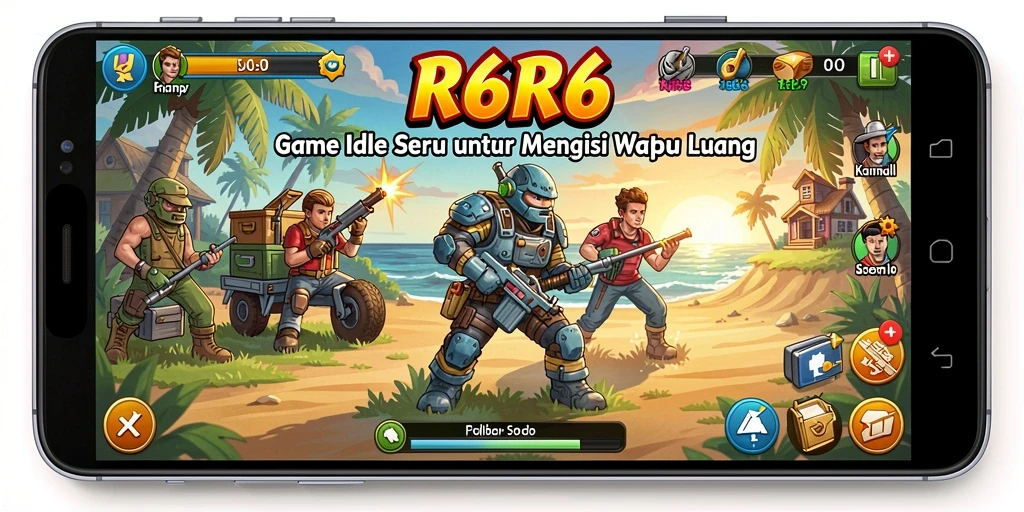 Tampilan gameplay R6R6 yang menarik dan menawan.