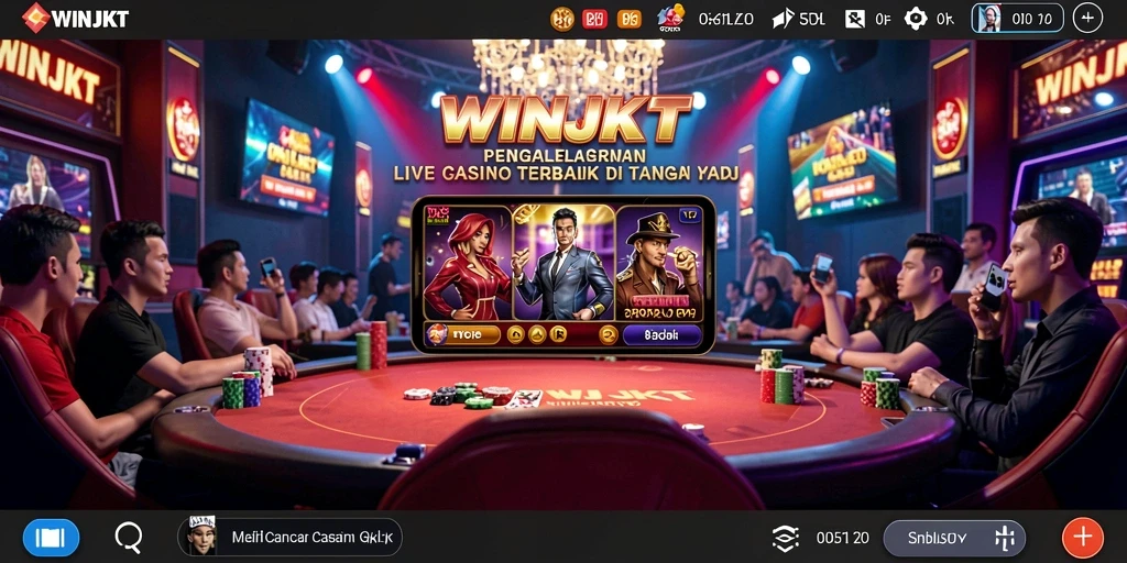 Screenshot gameplay Live Casino yang menampilkan keseruan permainan.